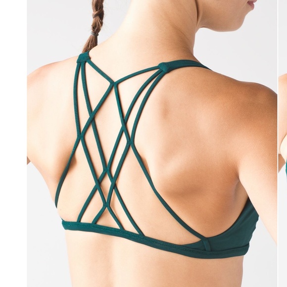 lululemon athletica Tops - Lululemon Free To Be Zen Bra Deep Green size 4